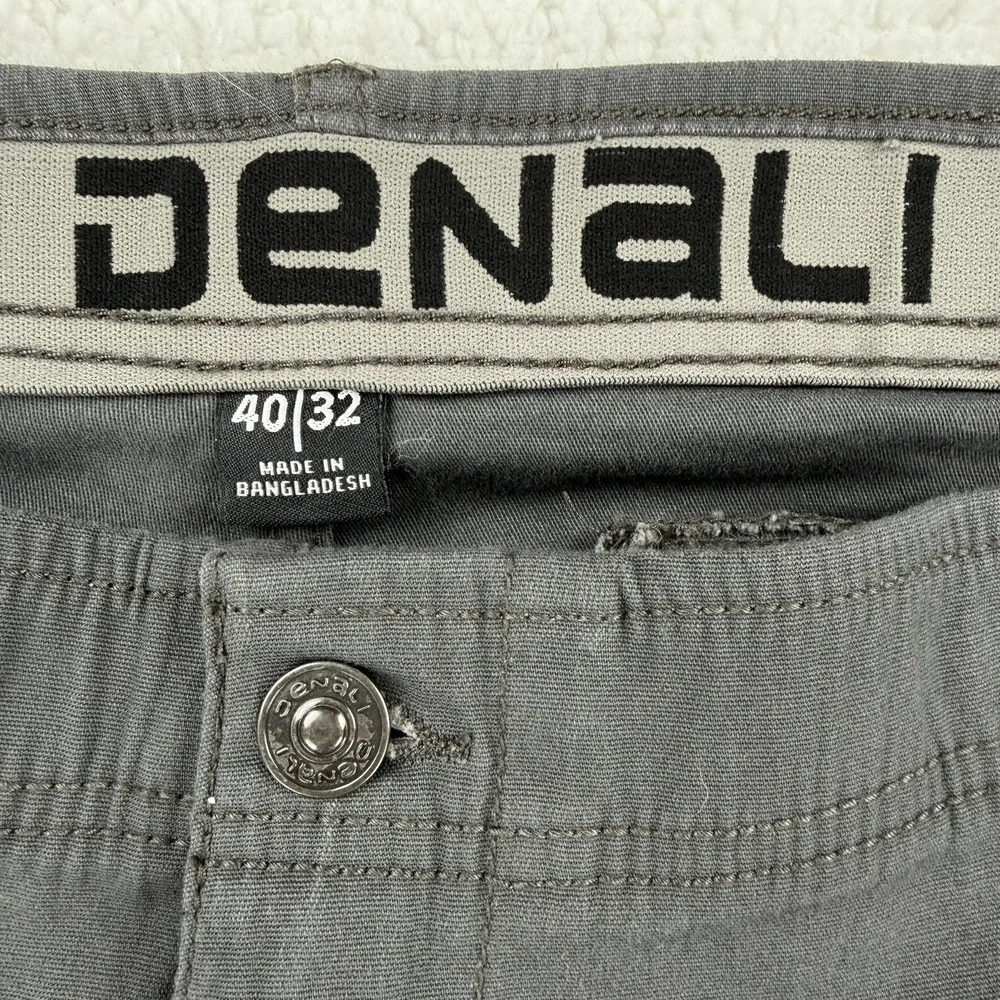 Denali Cargo Pants‎ Mens 40x32 Gray Stretch Canvas Classic Fit Workwear Casual